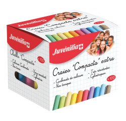 Doos met assortiment van 100 kleurenkrijtjes