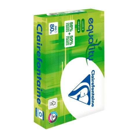 Pack 8 + 2 reams Clairefontaine Equality A4