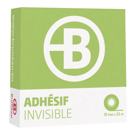 Pack de 12 cintas adhesivas Bruneau invisibles 33 m + 12 gratis