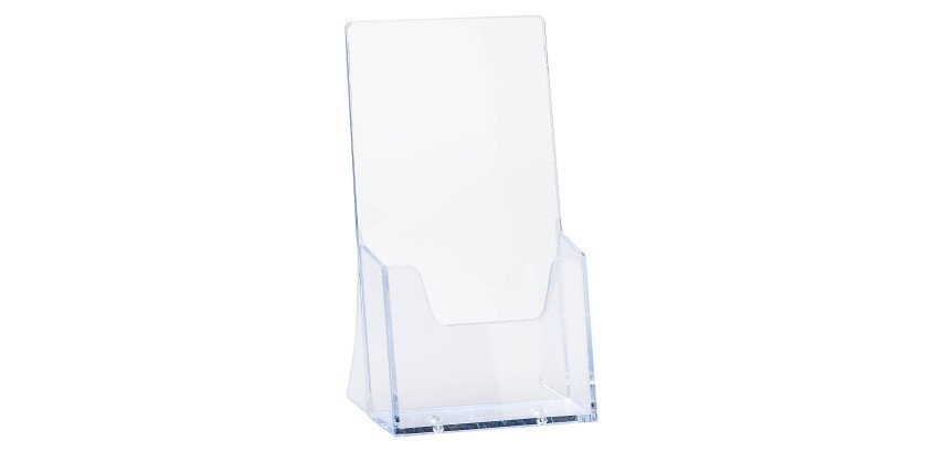 Présentoir de table 1 case 1/3 A4 transparent