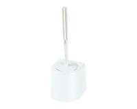 Set plastic houder + toiletborsel - met muurbevestiging