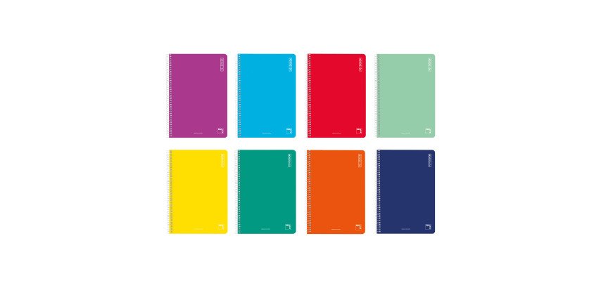 Cuaderno tapa flexible 4º 80 hojas  Pacsa