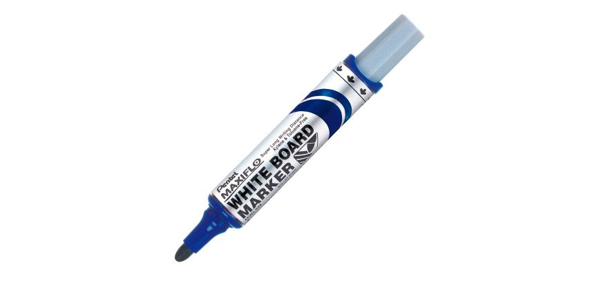 Marqueur effaçable Pentel Maxiflo pointe conique 2 à 6 mm rétractable
