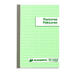 Auto-copying register Exacompta "invoices" 210 x 297 mm 50-3