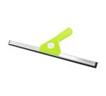 Raclette pour vitres poignée jaune caoutchou 35 cm