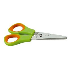 Tijeras escolares ergonómicas bimateria