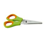 Tijeras escolares ergonómicas bimateria