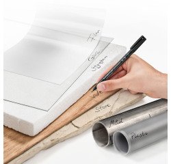 Rotulador permanente Lumocolor Staedtler - caja 4 surtido punta fina
