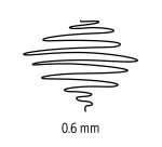 Stylo feutre Staedtler effaçable Lumocolor 316 F écriture fine - Étui de 4 couleurs classiques