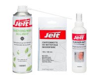 Pack de limpieza para teclado, aerosol de gas seco + pulverizador de teclado +  paño de microfibras