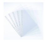Pochettes transparentes perforées Oxford A4 - PVC 10/100e - sachet de 10