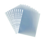 Pochettes transparentes perforées Oxford A4 - PVC 10/100e - sachet de 10