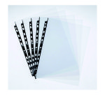 20 Pochettes perforées Oxford A4 polypropylène lisse 12/100e