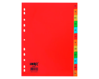 JMB set of monthly dividers, Dutch version, polypropylene, colour, A4