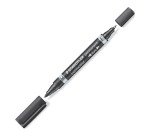 Permanente marker Staedtler Lumocolor Duo 348 met kegelpunt van 1,5 mm en een fijne punt van 0,6 mm - Etui met 4 verschillende kleuren