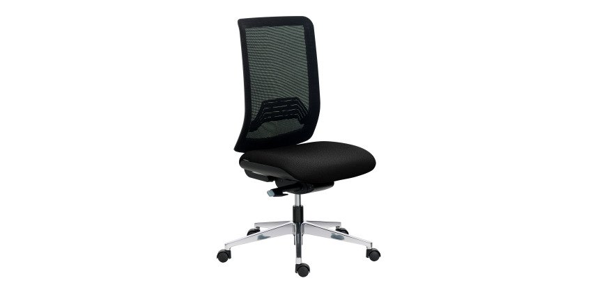 Chaise de bureau Wi-Max - dossier maille sans accoudoirs