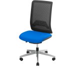Chaise de bureau IMAX - dossier maille bleu