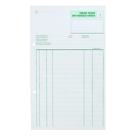 Auto-copying register Exacompta "order" 210 x 135 mm 50-2
