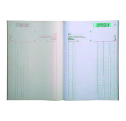 Auto-copying register Exacompta "invoices" 210 x 297 mm 50-2