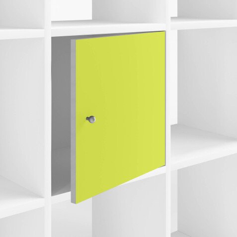 Lot 2 portes kiwi bois plein H 32 x L 32 cm pour Maxicubes Color