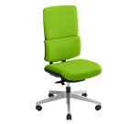 Office chair IMAX - green fabric - armless