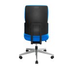 Chaise de bureau IMAX - tissu bleu - sans accoudoirs