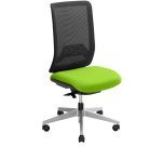 Chair Imax black mesh back with green seat