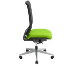 Chair Imax black mesh back with green seat