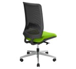 Chair Imax black mesh back with green seat