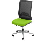 Chair Imax black mesh back with green seat