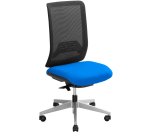 Chaise de bureau IMAX - dossier maille bleu