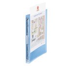 Ringbuch aus Plastik mit 4 Ringen Viquel A4 personalisierbar - Rücken 2,5 cm - Transparent