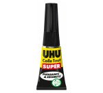 Colles Strong and Safe UHU - Blister de 3 tubes de 1 g