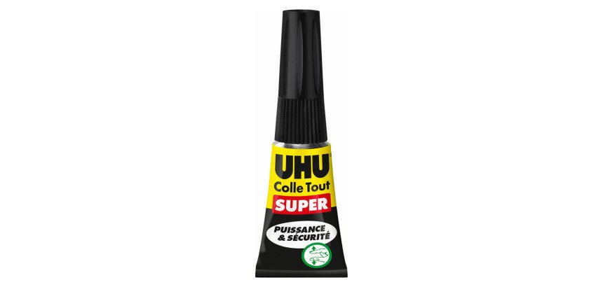 Colles Strong and Safe UHU - Blister de 3 tubes de 1 g