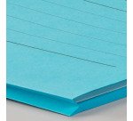 Chemise à poche Volumino Oxford papier 22 x 31 cm avec fenêtre - Paquet de 50