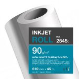 Rollo de papel para plotter alta blancura Clairefontaine - 0,61 x 45 m - 90 g