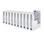 Pack de 7 carpetas personalizables de 4 anillas A4 Bruneau- Lomo de 8,5 cm + 3 de regalo