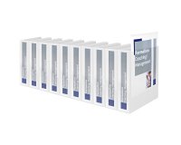 Pack 7 mappen met 4 ringen personaliseerbaar Bruneau - rug 8,5 cm + 3 gratis 