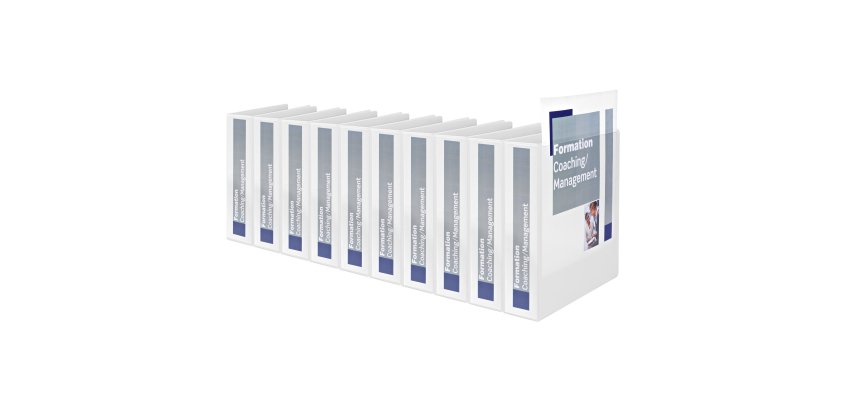 Pack 7 classeurs 4 anneaux cartonnés Bruneau personnalisables A4 - Dos 8,5 cm + 3 offerts