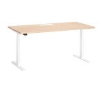 Bureau assis-debout à réglage électrique chêne L 160 x P 80 cm - Up & Up