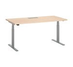 Bureau assis-debout Ergomaxx L160 x P 80 cm réglage électrique en hauteur avec top access