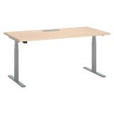 Bureau assis-debout Ergomaxx L160 x P 80 cm réglage électrique en hauteur avec top access