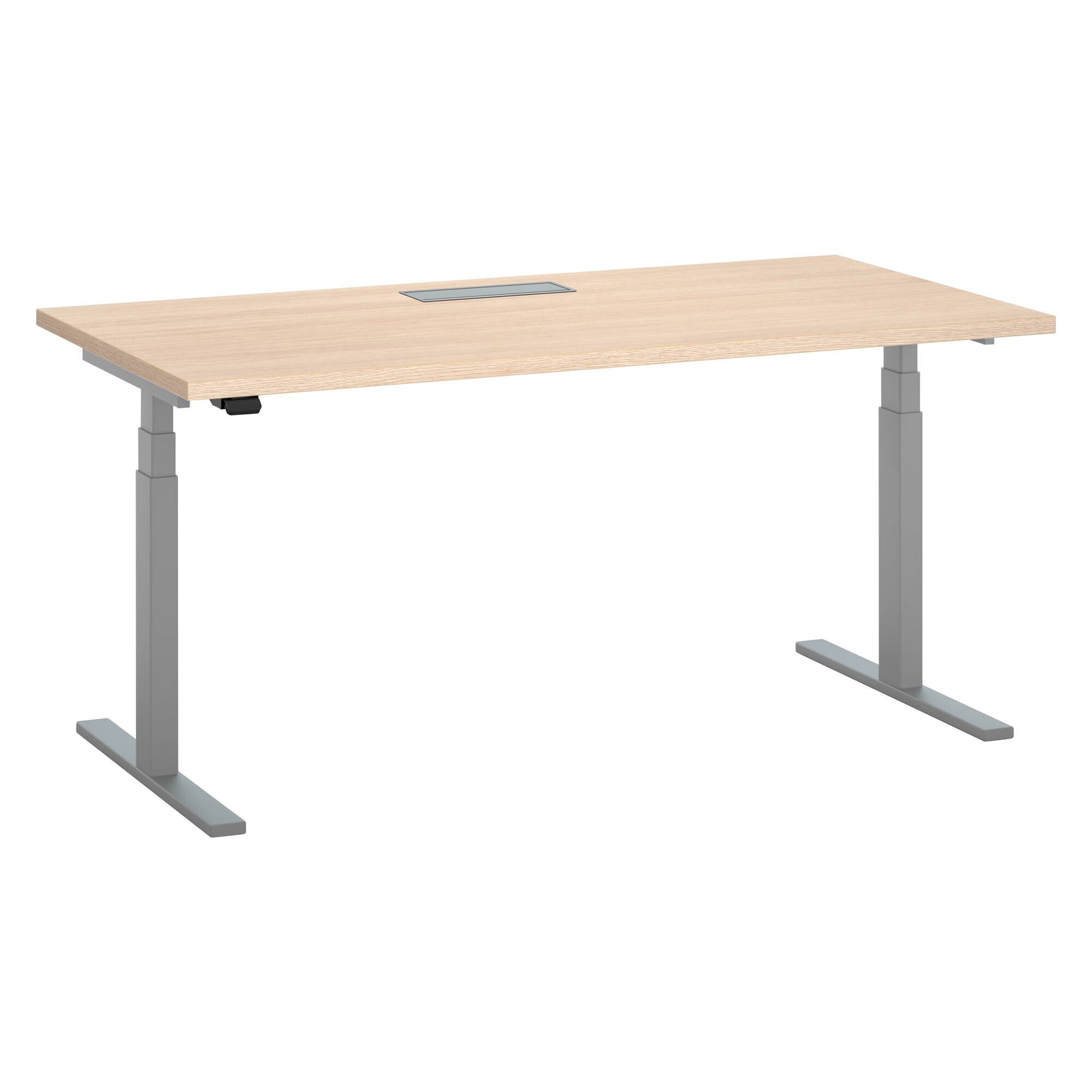 Bureau assis-debout Ergomaxx L160 x P 80 cm réglage électrique en hauteur avec top access