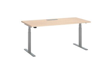 Bureau assis-debout Ergomaxx L160 x P 80 cm réglage électrique en hauteur avec top access