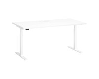 Bureau assis-debout Ergomaxx L160 x P 80 cm réglage électrique en hauteur avec top access
