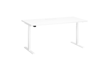 Büro Steh-Sitz Ergomaxx L160 x T 80 cm elektrische Höhenverstellung mit Top-Zugriff