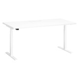 Bureau assis-debout à réglage électrique blanc L 160 x P 80 cm - Up & Up