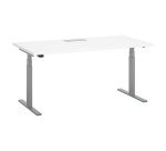 Bureau assis-debout Ergomaxx L160 x P 80 cm réglage électrique en hauteur avec top access