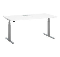 Bureau assis-debout à réglage électrique blanc L 160 x P 80 cm - Up & Up