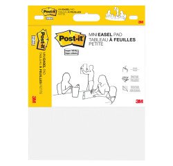 Mini paperboard caballete con hojas reposicionables Meeting chart